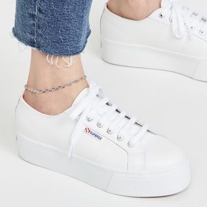 SUPERGA Platform Sneakers in White